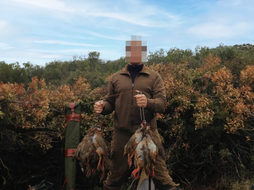Ojeo de perdiz, modalidad tradicional española